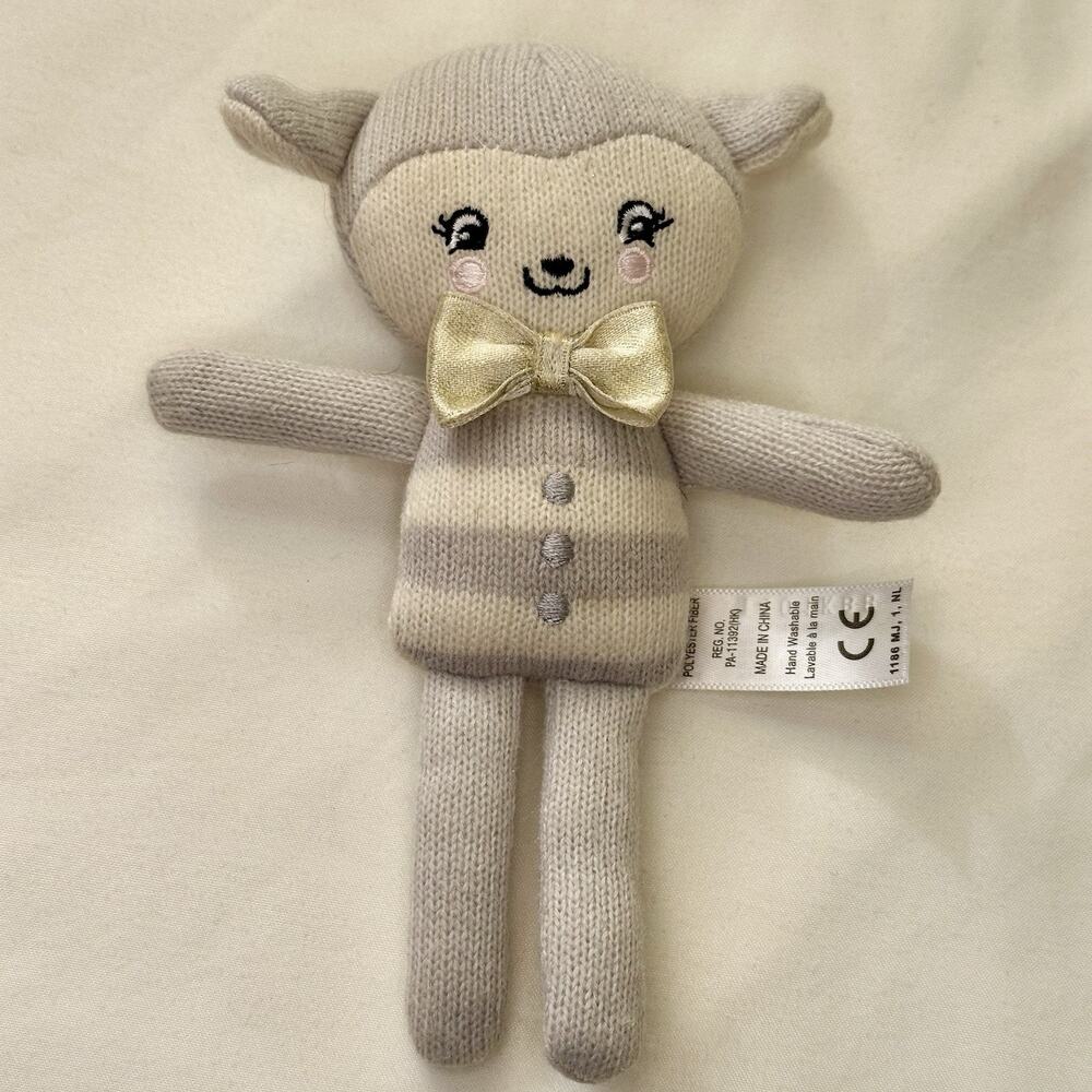 American girl bitty baby mini Bitty’s lamb friend Striped plush AG 5.5” 2021